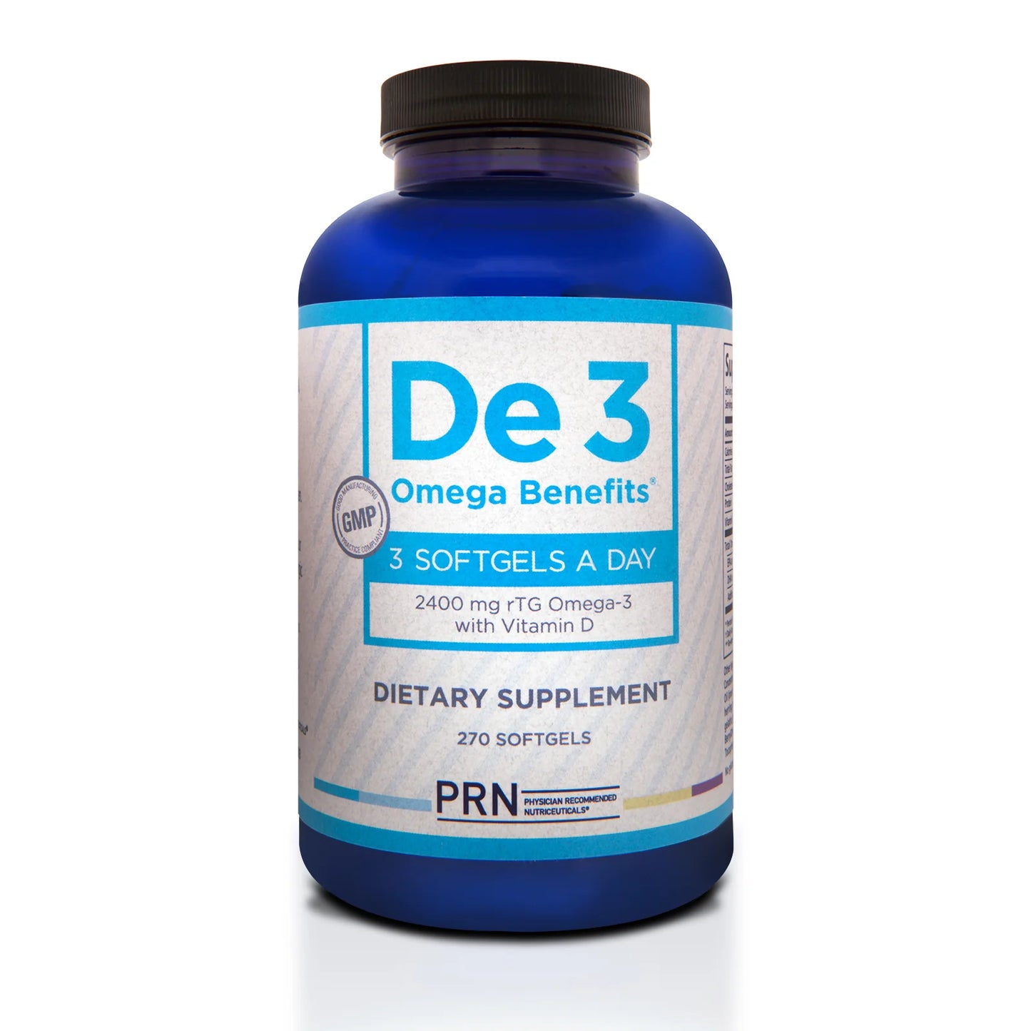 De3 Omega Benefits Softgels-1 month supply