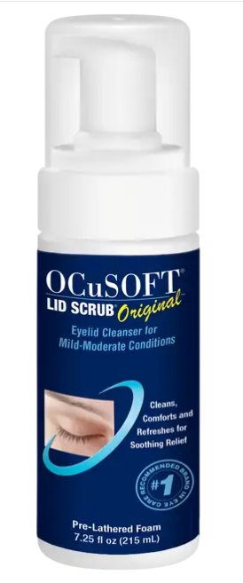 OCuSOFT Lid Scrub Original Foaming Eyelid Cleanser 7.25 fl oz